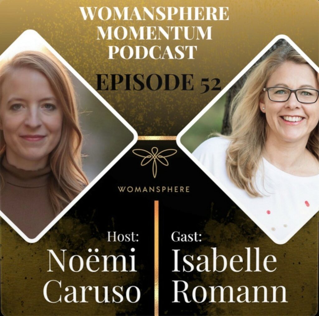 Podcast-Titelbild mit Noëmi Caruso und Isabelle Romann